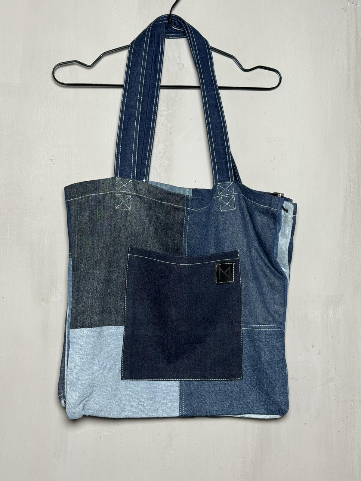 Parisukat Denim Tote