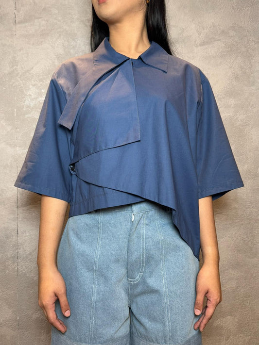 Asymmetrical Cotton Crop Top