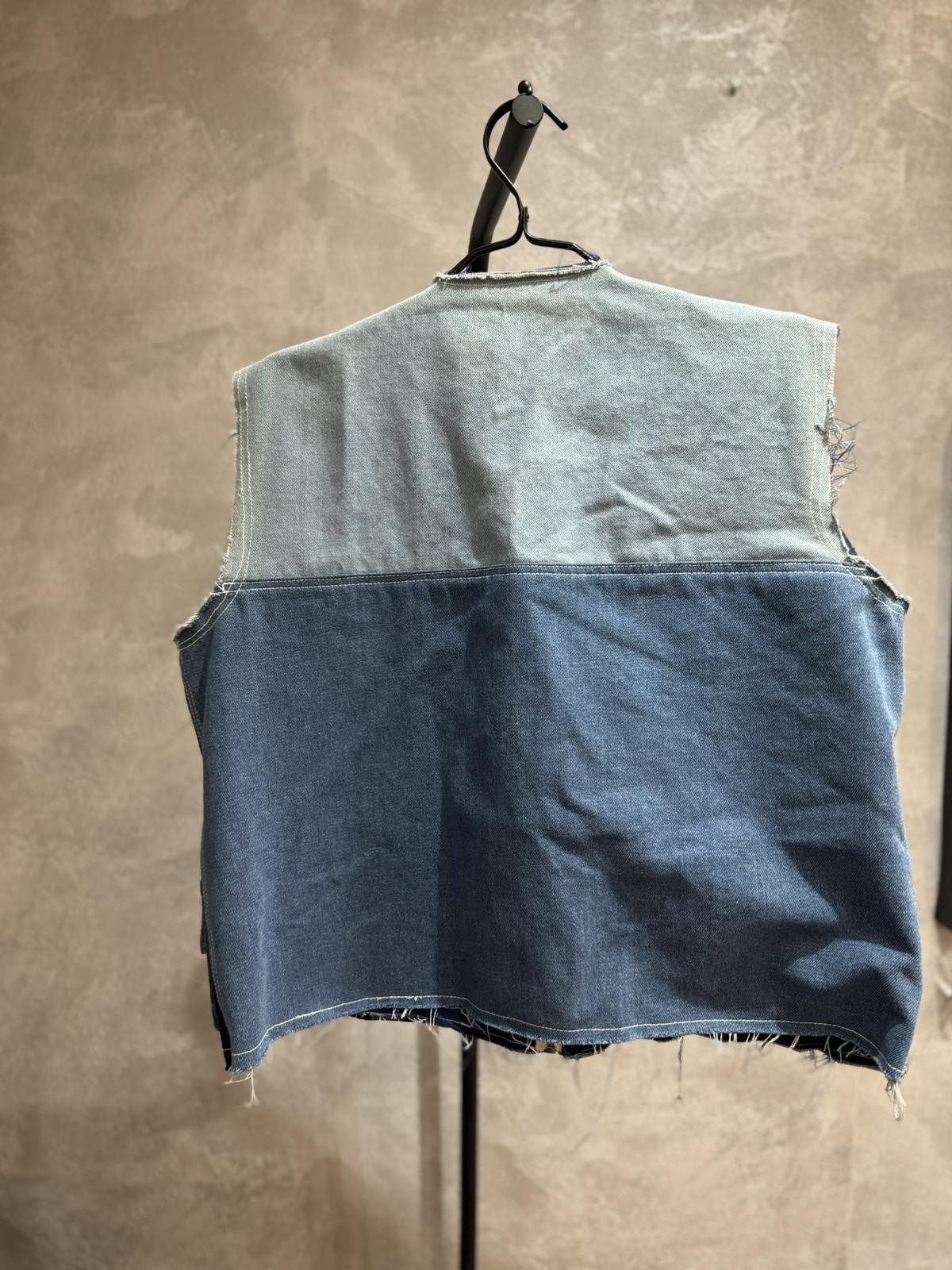 Denim Multi-Pocket Vest