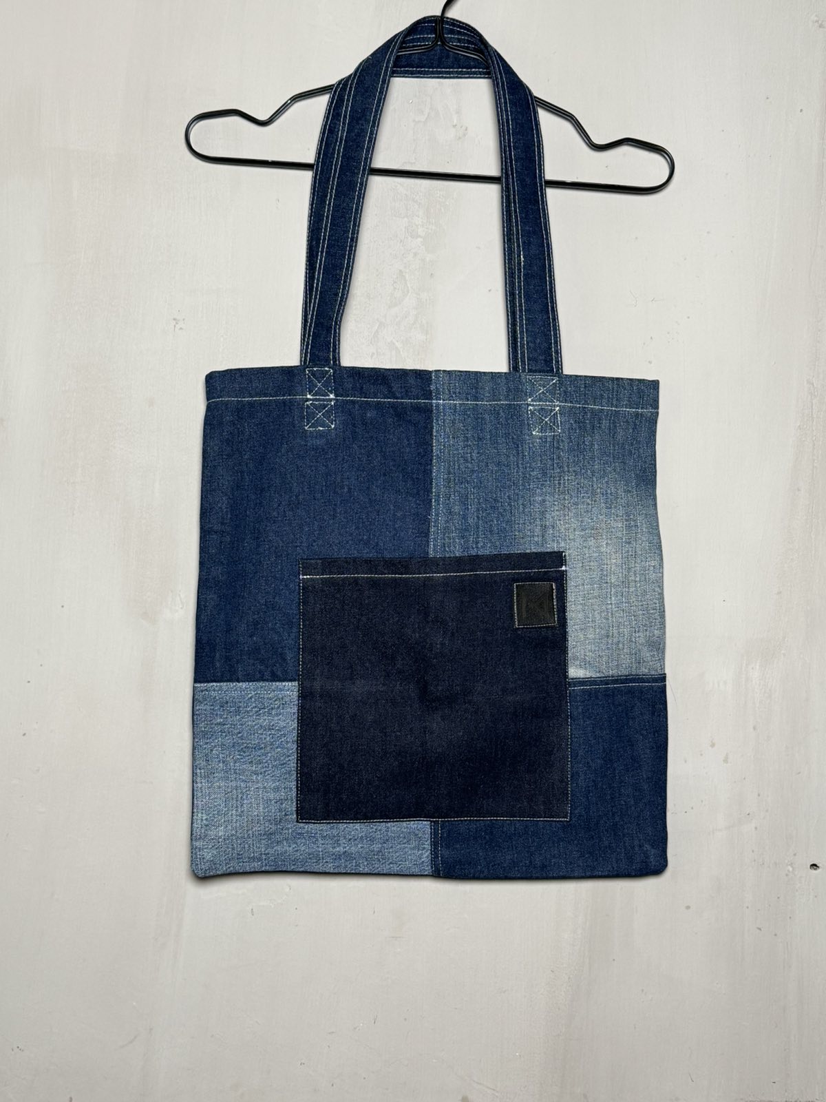 Parisukat Denim Tote