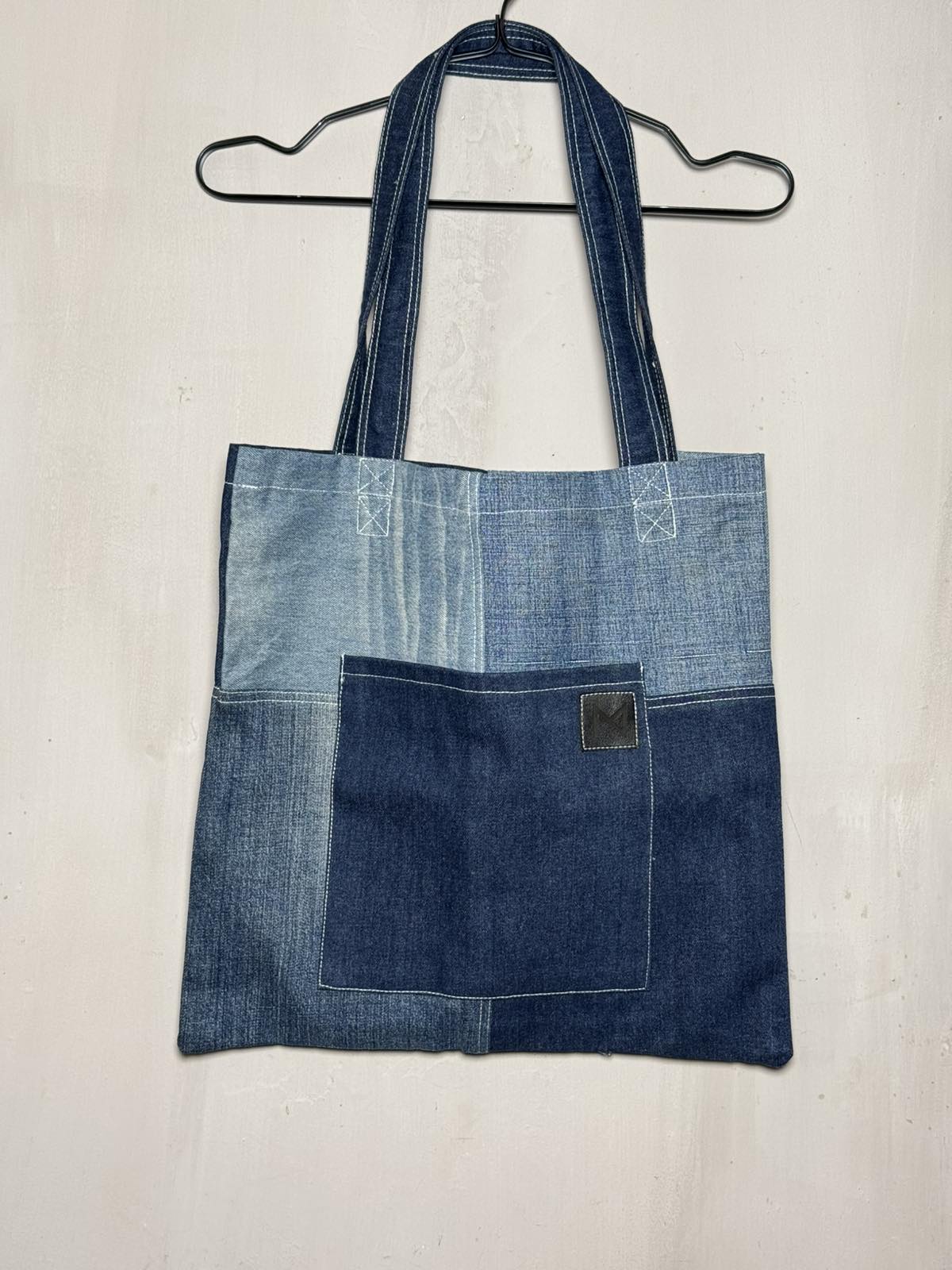 Parisukat Denim Tote